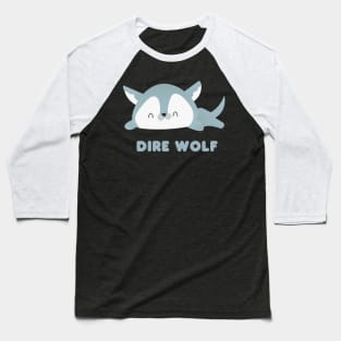 Kawaii Dire Wolf Baseball T-Shirt